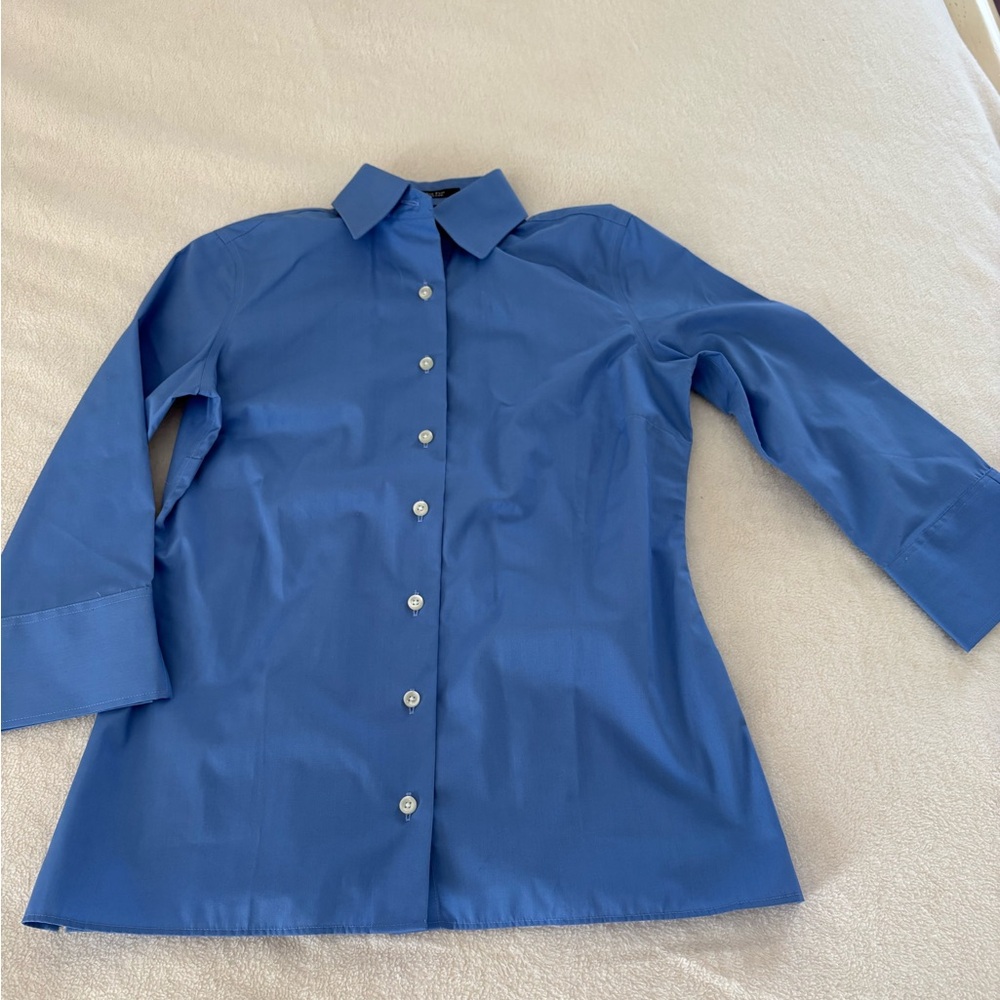 Lands' End Light Blue Broadcloth Shirt